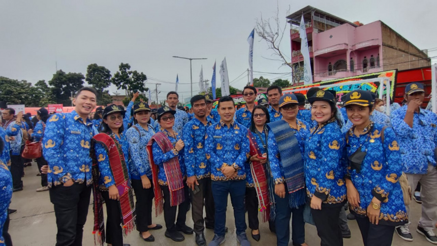 Perayaan HUT Kemerdekaan Republik Indonesia KE-78 berlangsung meriah di Toba