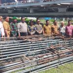 Penertiban Keramba Jaring Apung (KJA) di Perairan Danau Toba Kabupaten Toba Tahun 2024