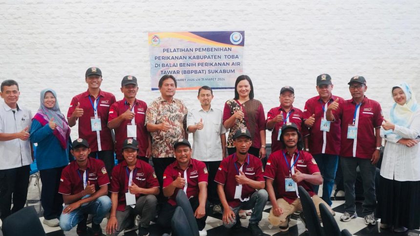 PELATIHAN PEMBENIHAN PERIKANAN KABUPATEN TOBA DI BALAI BENIH PERIKANAN AIR TAWAR (BBPBAT) SUKABUMI